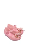 Melissa Kids' Ultragirl Sweet V Mary Jane Flat In Pink