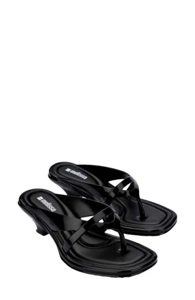 Melissa Layla Flip Flop In Black