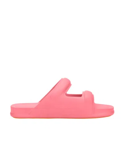 Melissa Logo Slippers In Pink