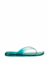 Melissa Beachware Gradient Flip Flops In White