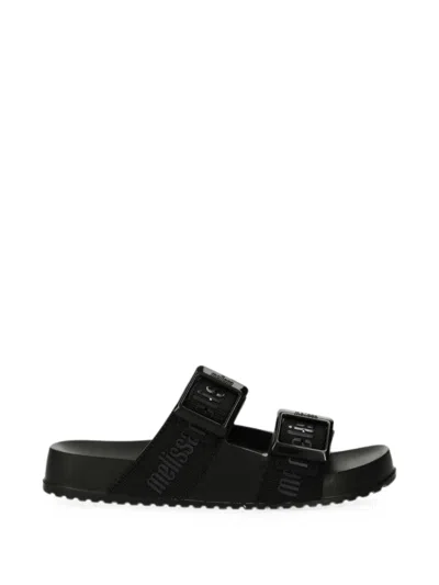Melissa Logo-strap Buckled Sandals In Black