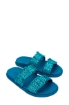 Melissa Lust Slide Sandal In Blue