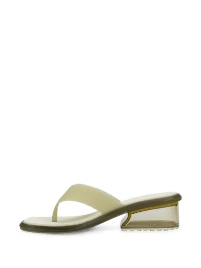 Melissa Margot Block-heel Sandals In Green