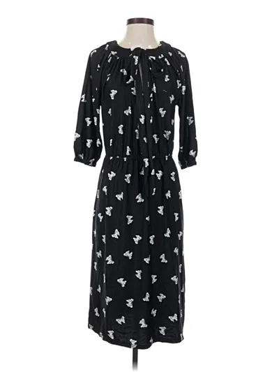 Pre-owned Melissa Masse Casual Dress In Black
