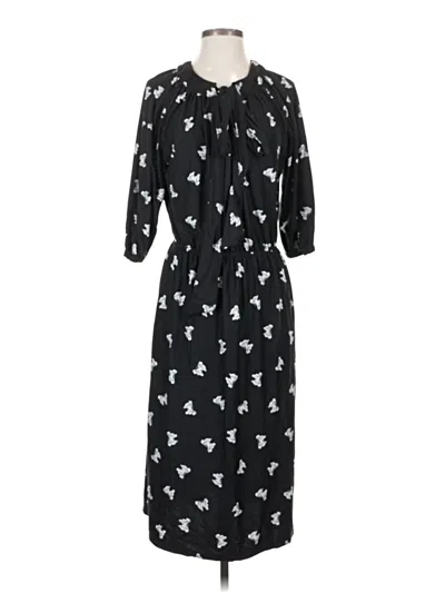 Pre-owned Melissa Masse Casual Dress In Black