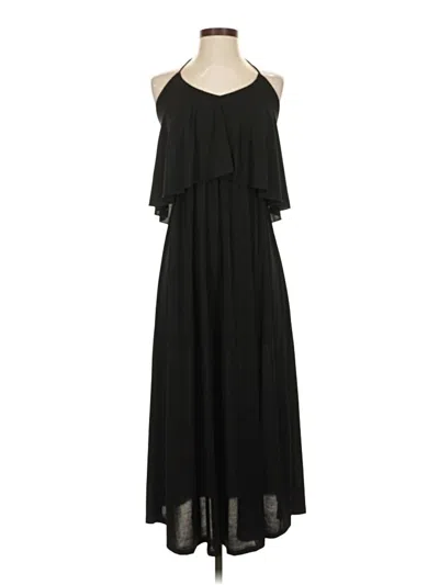 Pre-owned Melissa Masse Casual Dress In Black