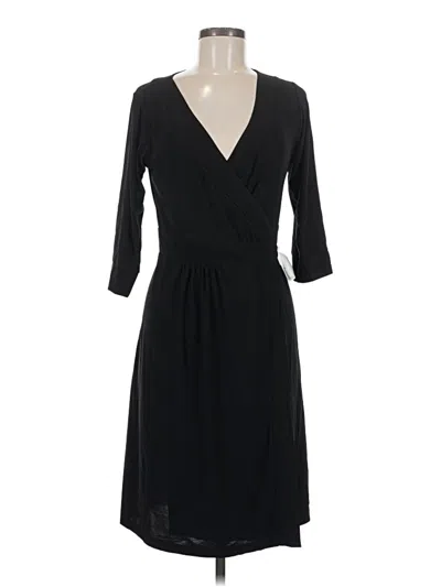 Pre-owned Melissa Masse Casual Dress In Black