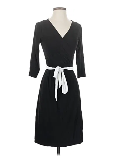 Pre-owned Melissa Masse Casual Dress In Black