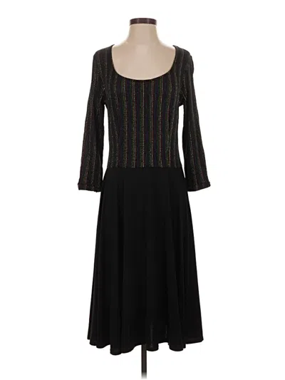 Pre-owned Melissa Masse Casual Dress In Black