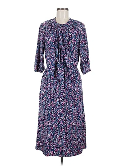 Pre-owned Melissa Masse Casual Dress In Blue