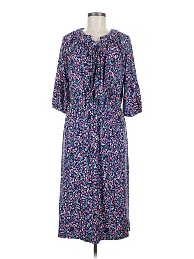 Pre-owned Melissa Masse Casual Dress In Blue
