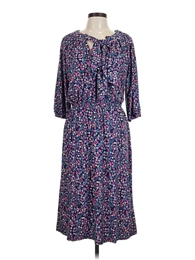 Pre-owned Melissa Masse Casual Dress In Blue