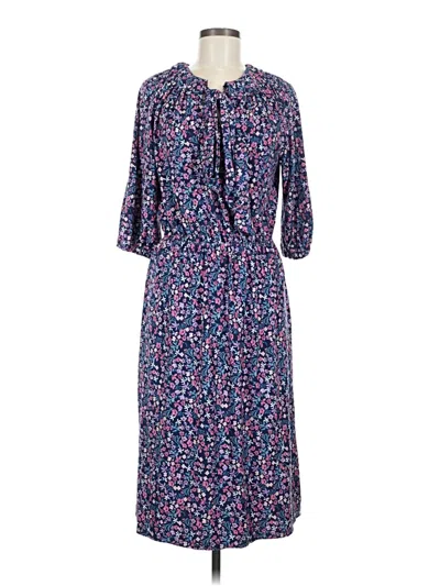 Pre-owned Melissa Masse Casual Dress In Blue