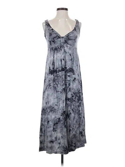 Pre-owned Melissa Masse Casual Dress In Gray