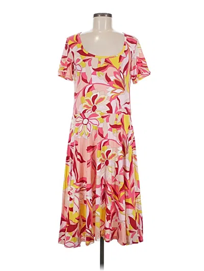 Pre-owned Melissa Masse Casual Dress In Pink