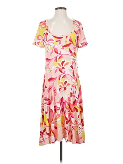 Pre-owned Melissa Masse Casual Dress In Pink