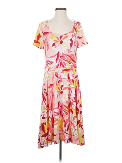 Pre-owned Melissa Masse Casual Dress In Pink