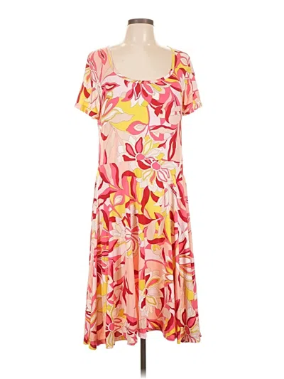 Pre-owned Melissa Masse Casual Dress In Pink