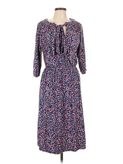 Pre-owned Melissa Masse Casual Dress In Purple
