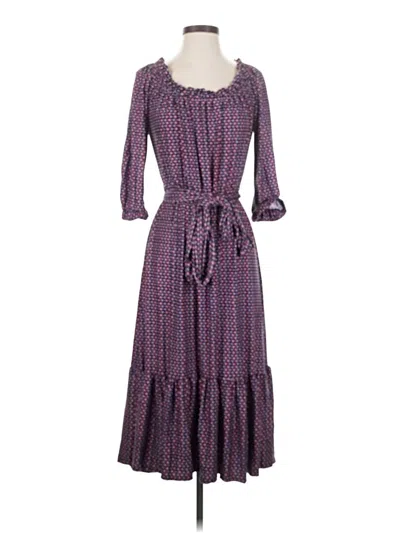 Pre-owned Melissa Masse Casual Dress In Purple