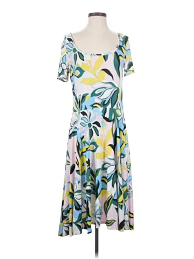 Pre-owned Melissa Masse Casual Dress In Yellow