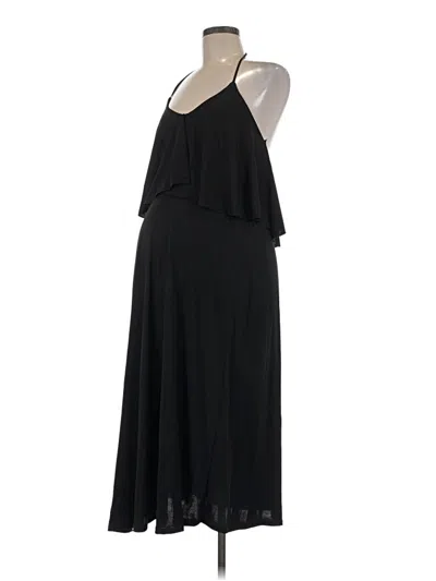 Pre-owned Melissa Masse Cocktail Dress In Black
