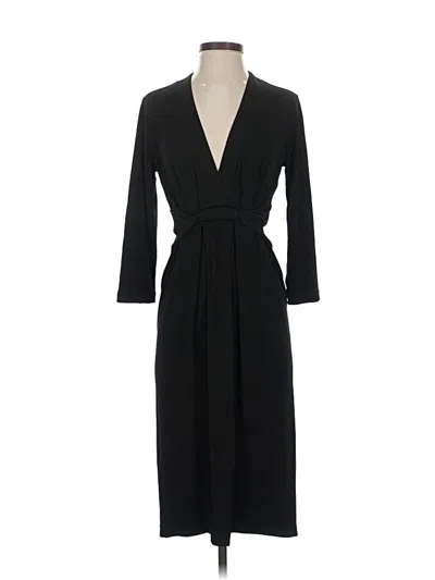 Pre-owned Melissa Masse Cocktail Dress In Black