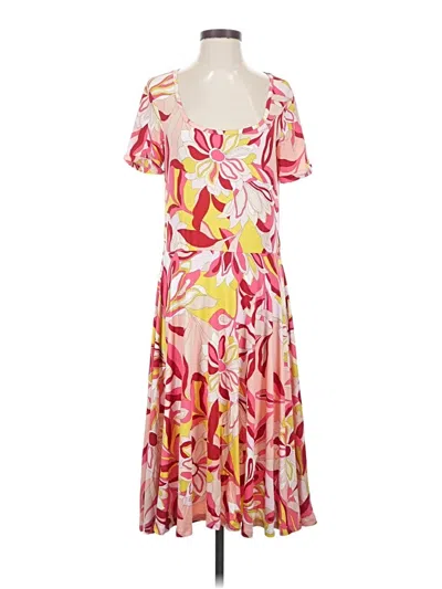Pre-owned Melissa Masse Cocktail Dress In Pink