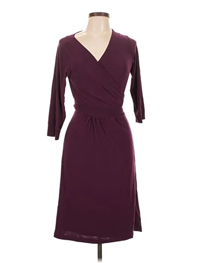 Pre-owned Melissa Masse Kimono In Burgundy