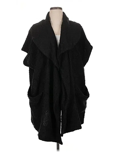 Melissa Mccarthy Seven7 Faux Fur Vest In Black