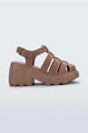 Melissa Megan Jelly Platform Fisherman Sandal In Brown, Women's At Urban Outfitters