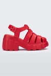Melissa Megan Jelly Platform Fisherman Sandal In Red, Women's At Urban Outfitters
