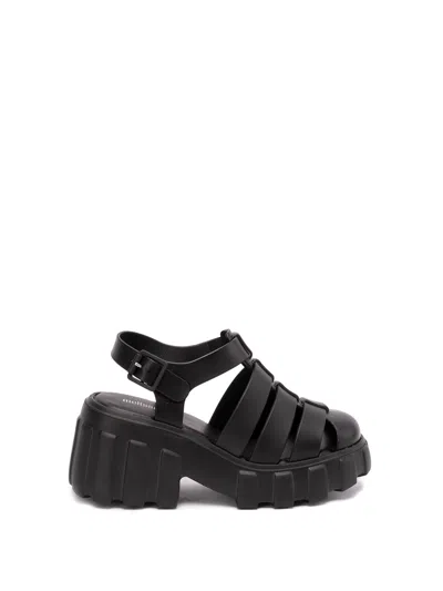 Melissa Megan` Sandals In Black  