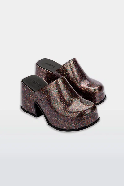 Melissa Mia Platform Clog In Mixed Glitter Glass, Women's At Urban Outfitters In Multi