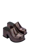 Melissa Mia Platform Mule In Brown