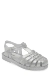 Melissa Mini  Kids' Mini Posession Jelly Fisherman Sandal In Clear Glit