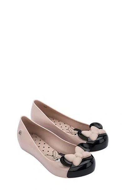 Melissa Kids' Mini  X Disney Minnie Mouse Ultragirl Ballet Flat In Multi