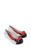 Melissa Kids' Mini  X Disney Minnie Mouse Ultragirl Ballet Flat