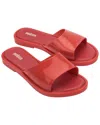 Melissa Miranda Slide Sandal In Red