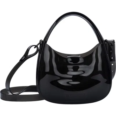 Melissa Mirror Crossbody Bag In Black