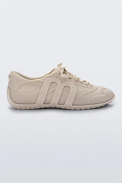 Melissa Motion Jelly Sneaker In Beige/white, Women's At Urban Outfitters