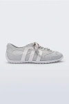 Melissa Motion Jelly Sneaker In White/grey, Women's At Urban Outfitters In Gray