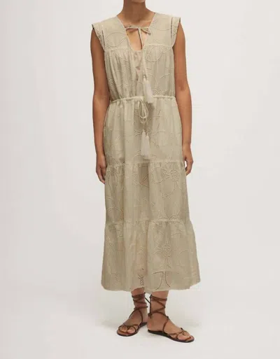 Melissa Nepton Analyne Midi Dress In Beige In Neutral