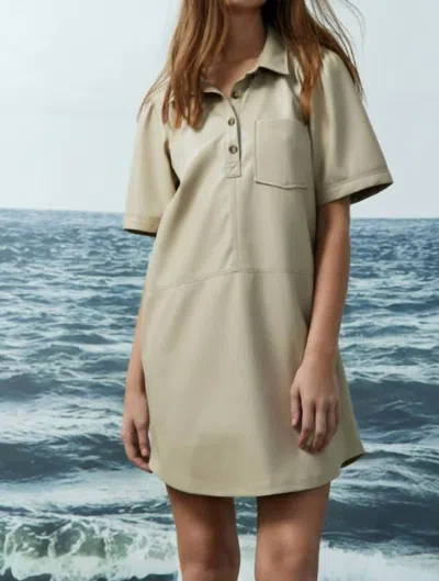 Melissa Nepton Areta Shirt Dress In Desert In Beige