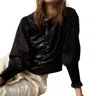 Melissa Nepton Audrey Top In Black In Black
