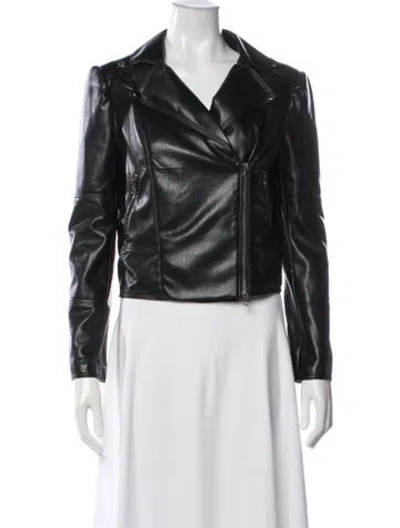 Pre-owned Melissa Nepton Biker Jacket In Black
