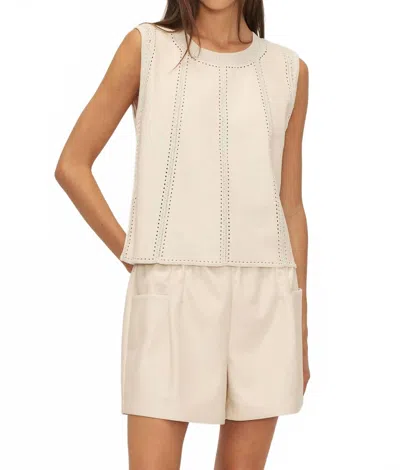 Melissa Nepton Byron Tank Top In Cream
