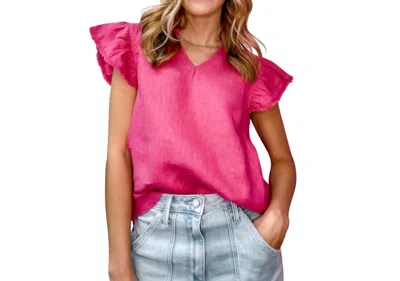 Melissa Nepton Carrie Top In Pink