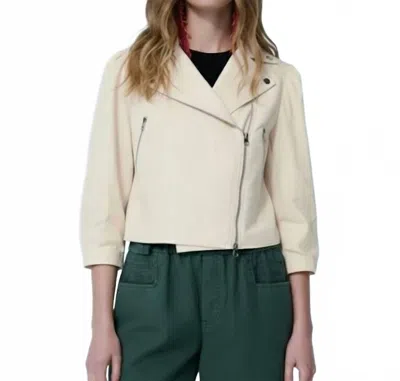 Melissa Nepton Clover Cropped Jacket In Cream In Neutral