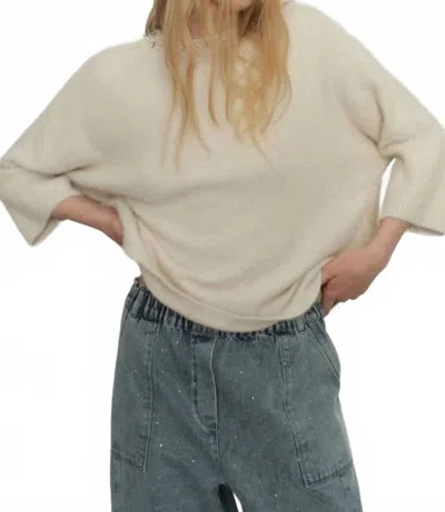 Melissa Nepton Felicity Sweater In Cream In White